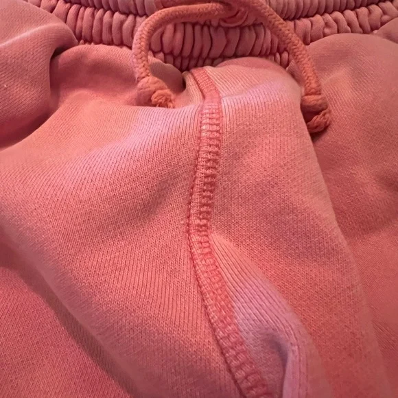 Adidas Pink Fleece Jogger Sweatpants - Picture 6 of 10